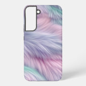 Pastel Rainbow Fur Samsung Galaxy Hülle (Rückseite)