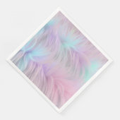 Pastel Rainbow Fur Serviette (Ecke)
