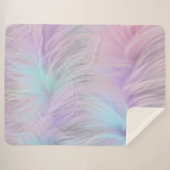 Pastel Rainbow Fur Sherpadecke (Vorderseite (Horizontal))