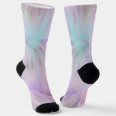 Pastel Rainbow Fur Socken (Gewinkelt)