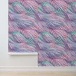 Pastel Rainbow Fur Tapete