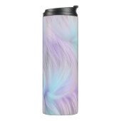 Pastel Rainbow Fur Thermosbecher (Nach links gedreht)
