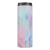 Pastel Rainbow Fur Thermosbecher (Rückseite)