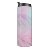 Pastel Rainbow Fur Thermosbecher (Nach rechts gedreht)