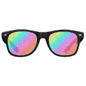 Pastel Rainbow Gay Pride Party Sonnenbrille (Vorderseite)