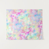 Pastel Rainbow Gefärbte Krawatte Fotografie Hinter Wandteppich (Vorderseite (Horizontal))