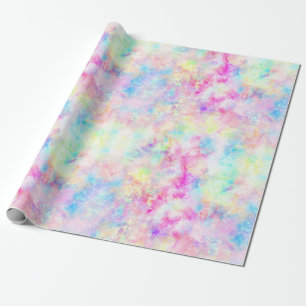 Pastel Rainbow Gefärbte Krawatte Geschenkpapier