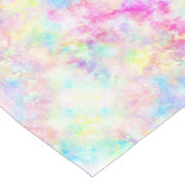 Pastel Rainbow Gefärbte Krawatte Wasserfarbe Kurzer Tischläufer (Ecke)