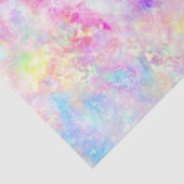 Pastel Rainbow Gefärbte Krawatte Wasserfarbe Seidenpapier (Detail)