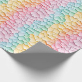 Pastel Rainbow Geschenkpapier (Ecke)