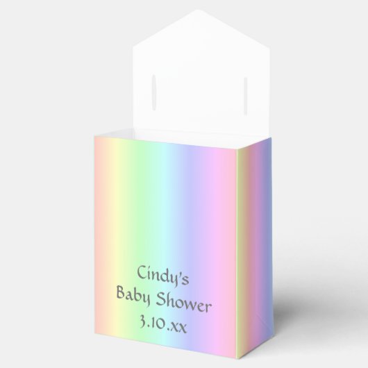 Pastel Rainbow Geschenkschachtel (Geöffnet)