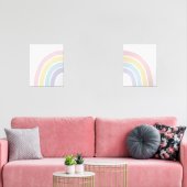Pastel Rainbow Girl Kinderzimmer Decor Bilderwand Sets (Wohnzimmer)