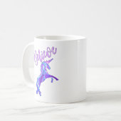 Pastel Rainbow glaubt an Einhörner Kaffeetasse (Vorderseite Links)