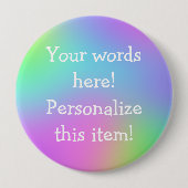 Pastel Rainbow Gradient Button (Vorderseite)