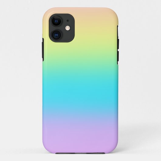 Pastel Rainbow Gradient Case-Mate iPhone Hülle (Rückseite)