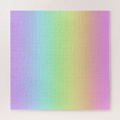 Pastel Rainbow Gradient Challenging Jigsaw Puzzle (Horizontal)