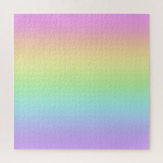 Pastel Rainbow Gradient Challenging Jigsaw Puzzle (Vertikal)