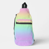 Pastel Rainbow Gradient Crossbody Bag (Vorderseite)