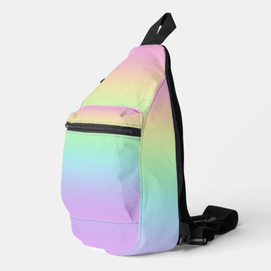 Pastel Rainbow Gradient Crossbody Bag (Rechte Ecke)