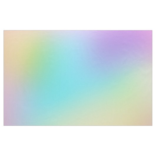 Pastel Rainbow Gradient Fabric Stoff (Yard (91,4 cm))