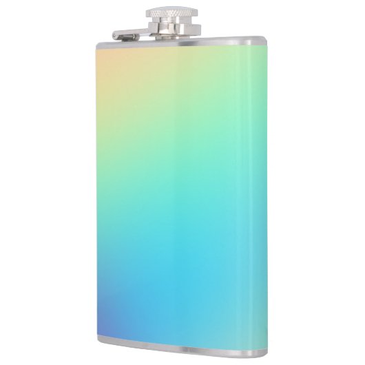 Pastel Rainbow Gradient Flask Flachmann (Links)