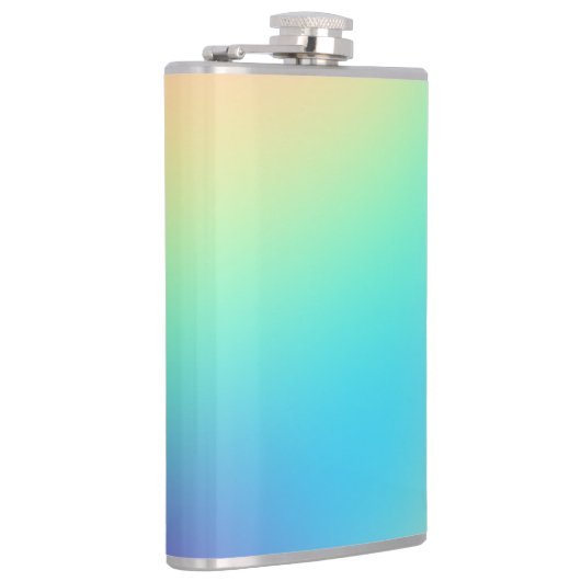 Pastel Rainbow Gradient Flask Flachmann (Rechts)
