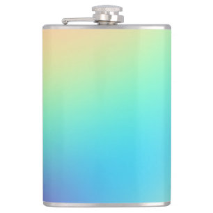 Pastel Rainbow Gradient Flask Flachmann