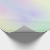 Pastel Rainbow Gradient Geschenkpapier (Ecke)