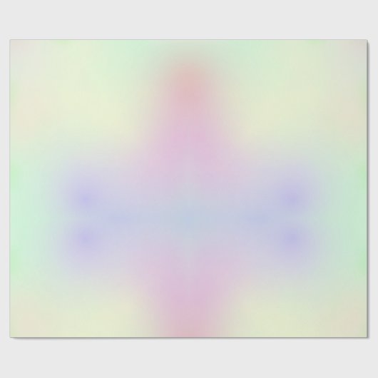 Pastel Rainbow Gradient Geschenkpapier (Flach)
