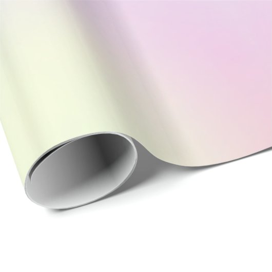 Pastel Rainbow Gradient Geschenkpapier (Rolleneckpunkt)