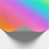 Pastel Rainbow Gradient Geschenkpapier (Ecke)