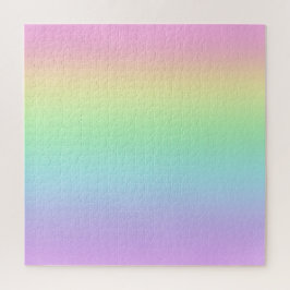 Pastel Rainbow Gradient Jigsaw Puzzle