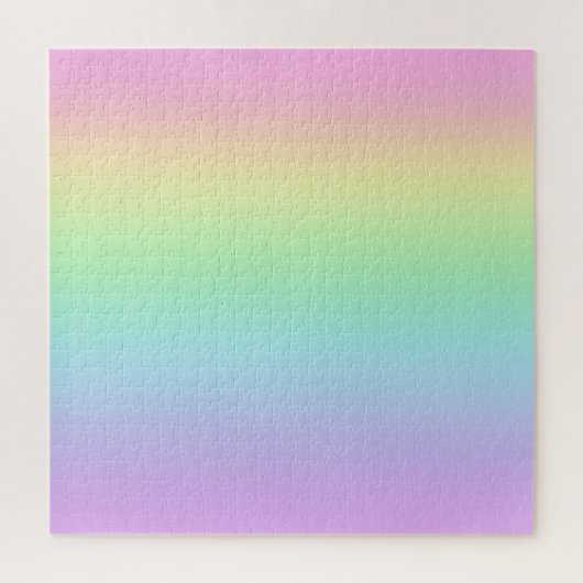 Pastel Rainbow Gradient Jigsaw Puzzle (Vertikal)