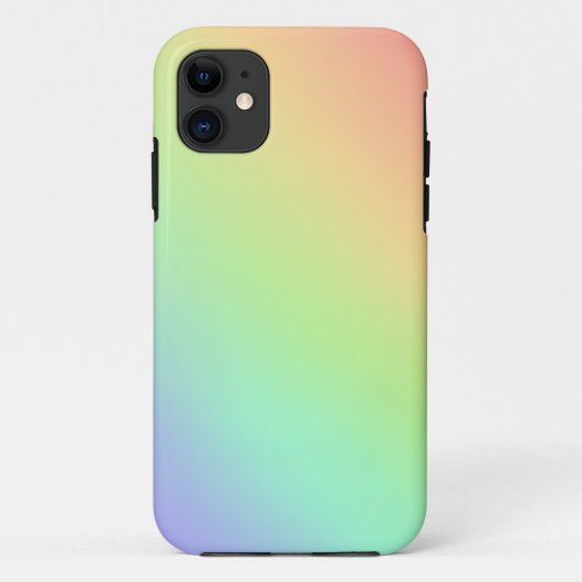Pastel Rainbow Gradient Phone Case  (Rückseite)