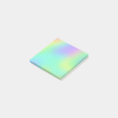 Pastel Rainbow Gradient Postit Notes Post-it Klebezettel (angewinkelt)