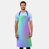 Pastel Rainbow Gradient Schürze (Getragen)