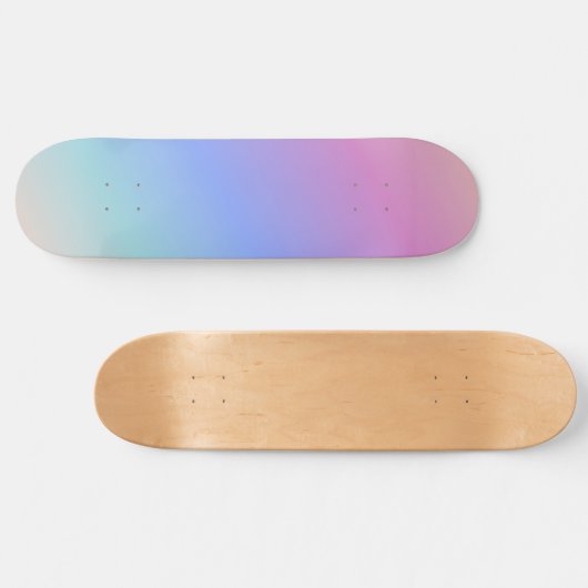 Pastel Rainbow Gradient Skateboard (Horizontal)