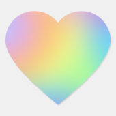 Pastel Rainbow Gradient Sticker (Vorderseite)