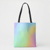Pastel Rainbow Gradient Tote Bag Tasche (Vorderseite)