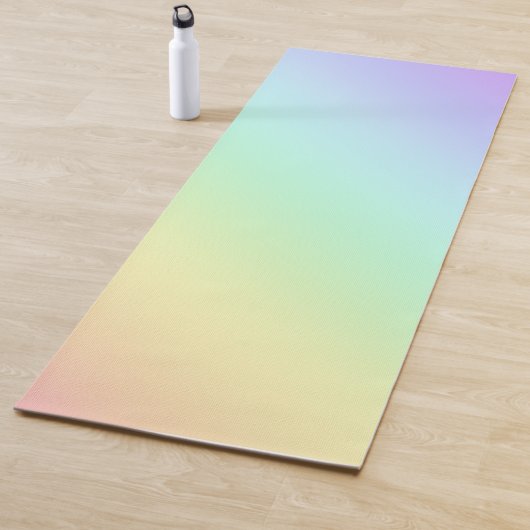 Pastel Rainbow Gradient Yoga Mat Yogamatte (Beispiel)