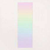 Pastel Rainbow Gradient Yoga Mat Yogamatte (Rückseite)