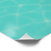 Pastel Rainbow Heart Pool Float Art Dreamy Summer Poster (Ecke)