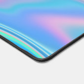 Pastel Rainbow Holograph Abstrakt Schreibtischunterlage (Ecke)