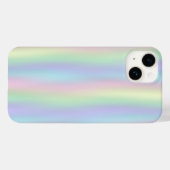Pastel Rainbow Holographic | Benutzerdefinierter T Case-Mate iPhone Hülle (Rückseite (Horizontal))