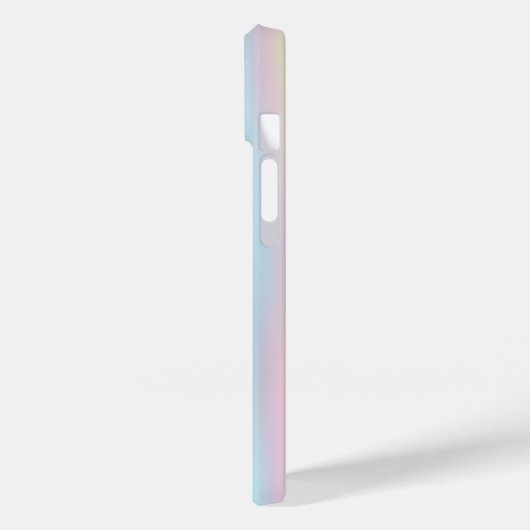 Pastel Rainbow Holographic | Benutzerdefinierter T Case-Mate iPhone Hülle (Rückseite / Links)