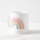 Pastel Rainbow Kaffeetasse (Vorderseite Links)