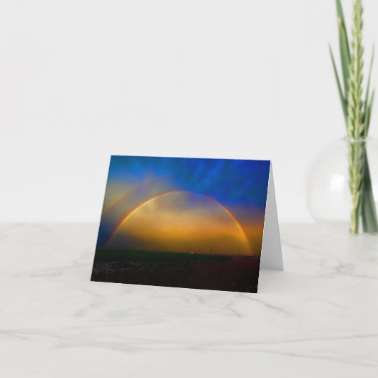 Pastel Rainbow Karte (Vorderseite)