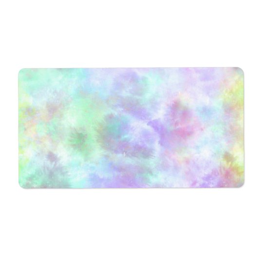 Pastel Rainbow Krawatte-Dye Aquarellmalerei (Vorne)