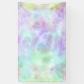 Pastel Rainbow Krawatte-Dye Aquarellmalerei Banner (Vertikal)