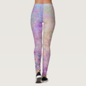 Pastel Rainbow Krawatte-Dye, Frühjahr Sommer Leggings (Rückseite)